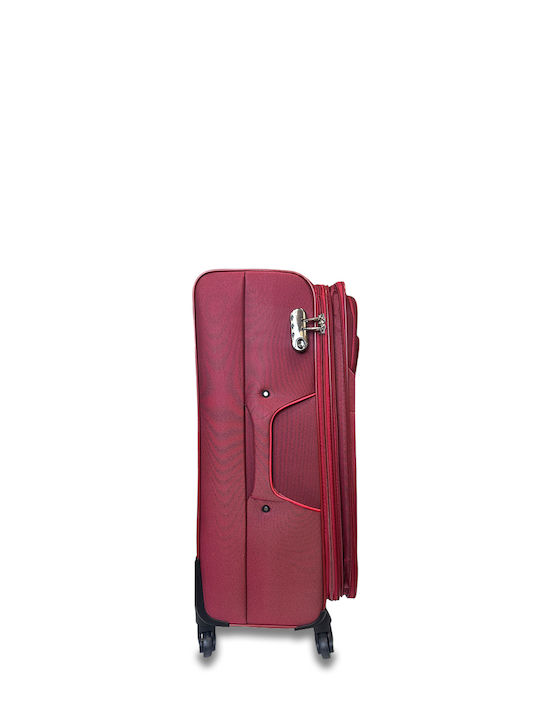 Large Suitcase Nylon Skiathos Red