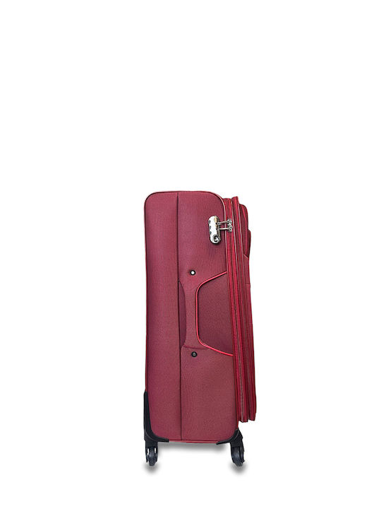 Large Suitcase Nylon Skiathos Red