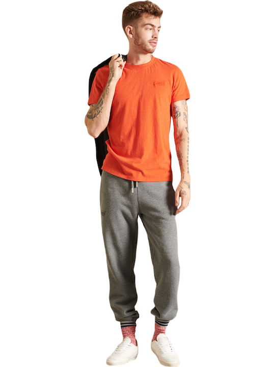 Embossed T-shirt Πορτοκαλί
