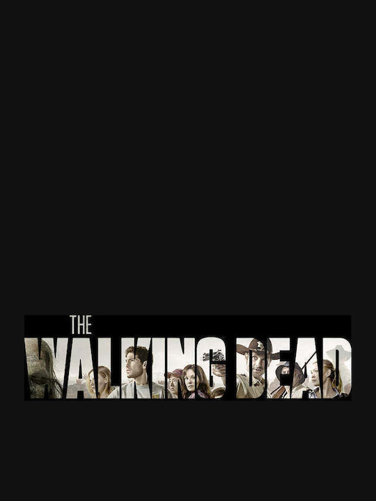 Walking Dead Unisex T-shirt Βαμβακερό Μαύρο