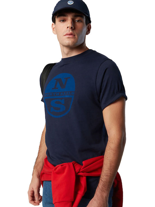 T-shirt Navy Μπλε
