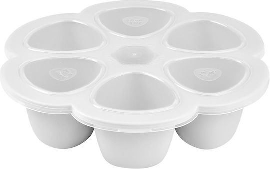 Beaba Gray Multiportii Silicone Container For 0+ Months
