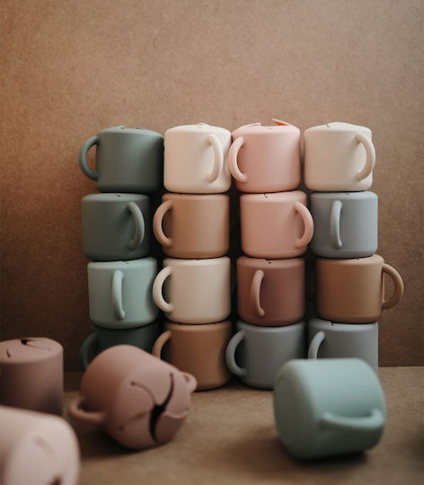 Mushie Δοχείο Γκρι Snack Cup από Σιλικόνη για 6+ μηνών