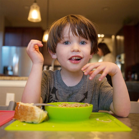 Ezpz Silicone Baby Tray Happy Bowl for 24+ months Pink