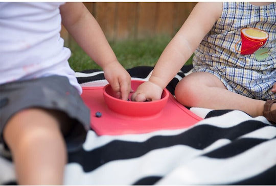Ezpz Silicone Baby Tray Happy Bowl for 24+ months Blue