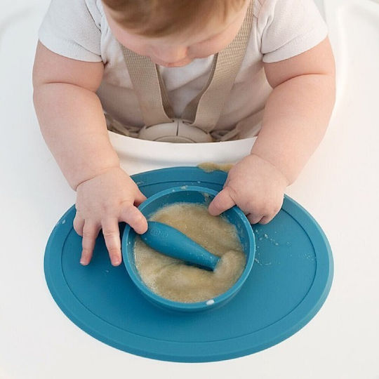 Ezpz Δίσκος Μπλε Tiny Bowl από Σιλικόνη για 4+ μηνών