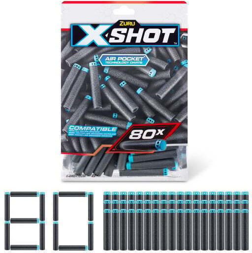 BigBuy Βελάκια X Shot Παιδικά Αφρώδη Βελάκια
