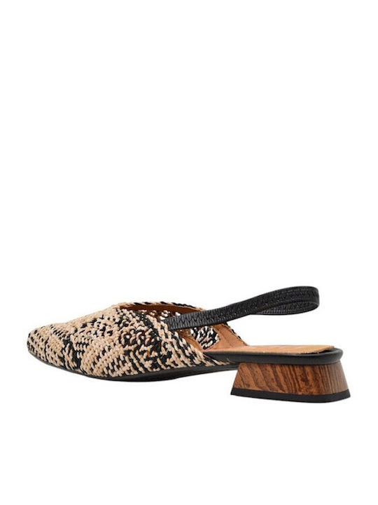 Γυναικείες Μπαλαρίνες Slingback σε Μπεζ Χρώμα