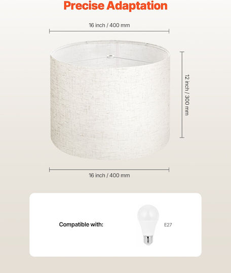 Vevor Plastic Table Lamp for Socket E27