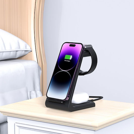 Tech-Protect Kabelloses Ladegerät (Qi Pad) 15W Schwarzs (QI15W-A36)