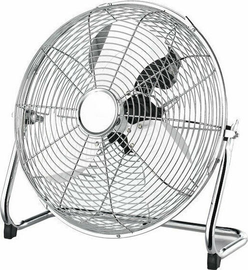 Mistral Plus Ανεμιστήρας Δαπέδου 100W Διαμέτρου 35cm Ασημί