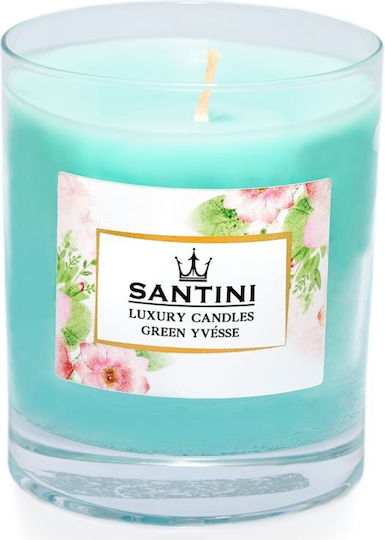 Santini Cosmetic Lumânare Aromatică Verde Yvesse Borcan Lămâie