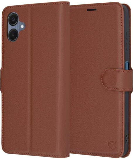 Buchen Sie Leder Braun (Samsung Galaxy A06, SCHUTZ INNOVATION)