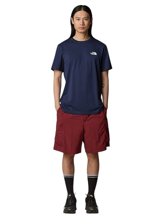 Simple Dome Αθλητικό T-shirt Navy Μπλε