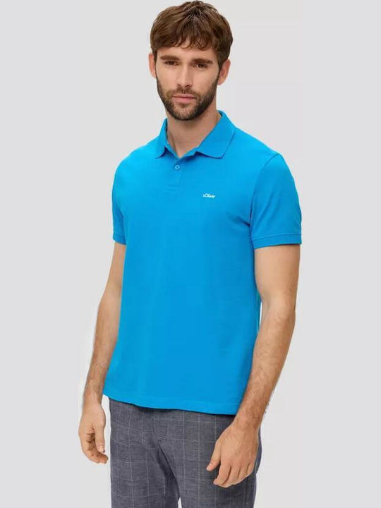 Red Label Polo Short Sleeve Blue Blouse