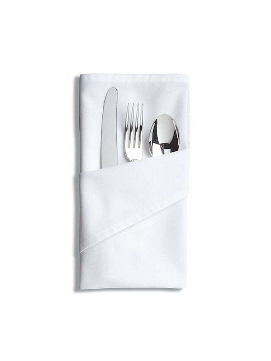 Kotonia Home Șervețel Bumbac Set 10buc Alb 45x45cm