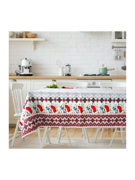 Kotonia Home Față de masă Din Bumbac Set Rustic 150x220cm