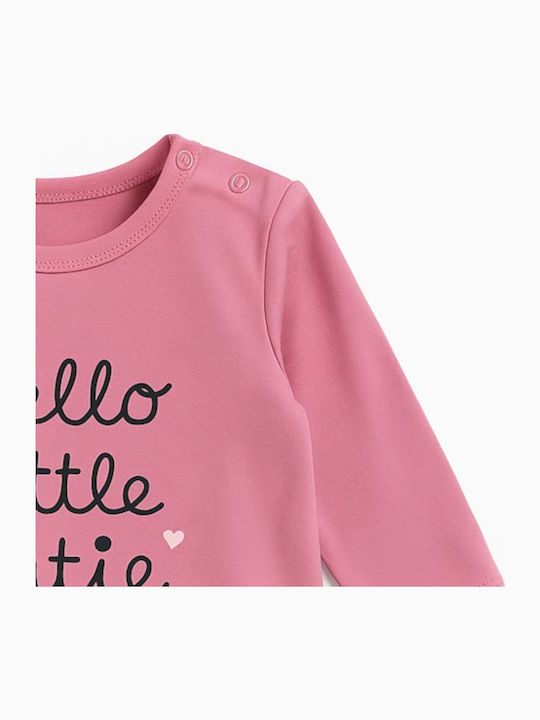 Kids' Shirt Long Sleeve Multicolour Hello Little Cutie