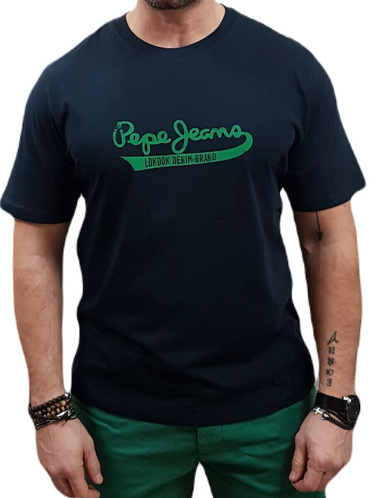 T-shirt Navy Μπλε