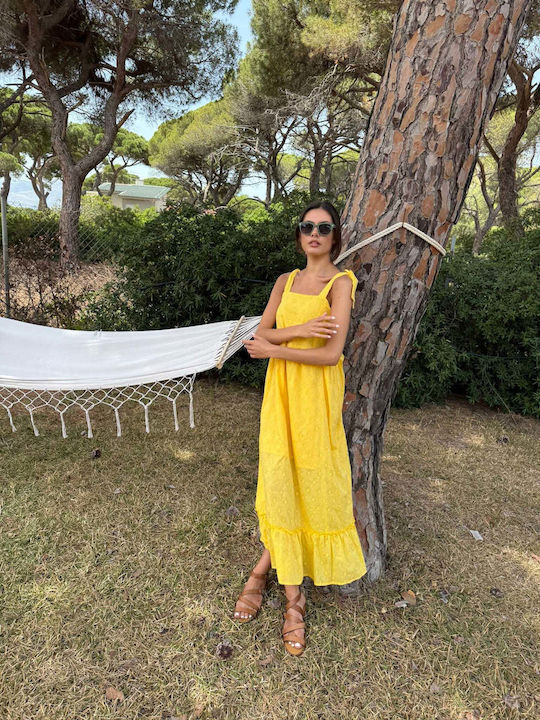 Summer Maxi Dress Yellow