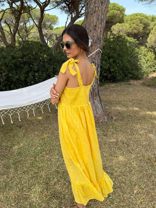 Summer Maxi Dress Yellow