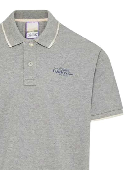 Polo Short Sleeve Gray Blouse