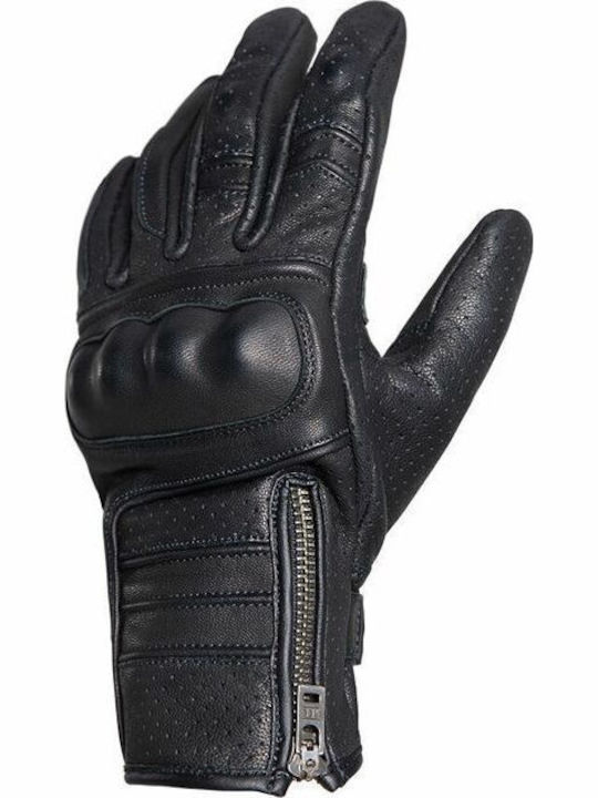 John Doe Adina Damen Motorradhandschuhe Leder Schwarz