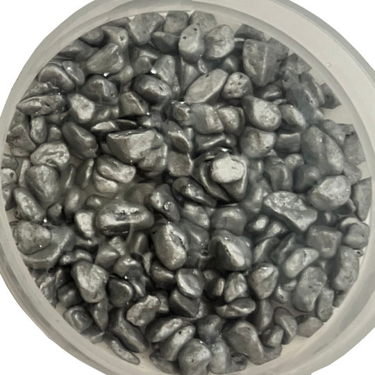 Epigasos Χαλίκι Ενυδρείου Ασημί Διάμετρο 4-6mm 0.5kg