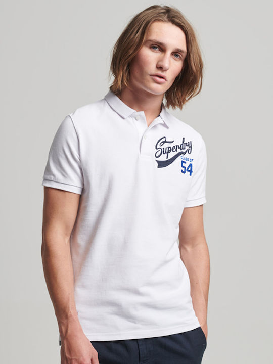 Superdry Superstate Polo T-shirt Λευκό