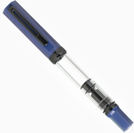 Twsbi Πένα Καλλιγραφίας Medium με Μπλε Μελάνι