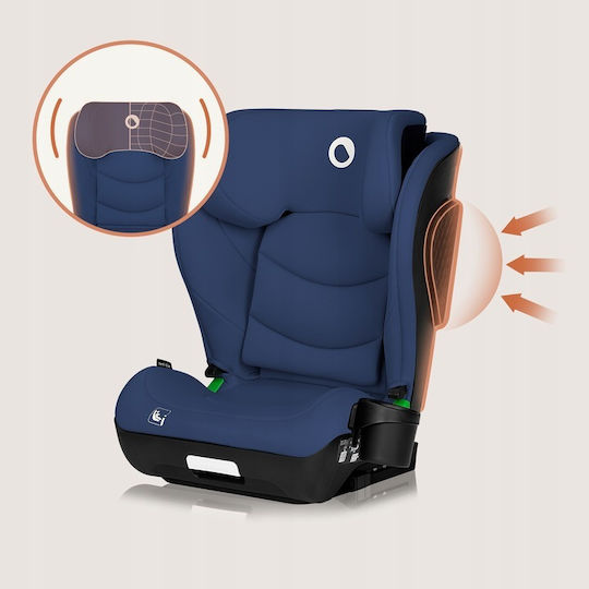 Lionelo Neal Καθισματάκι Αυτοκινήτου High-back Booster i-Size με Isofix Blue Navy