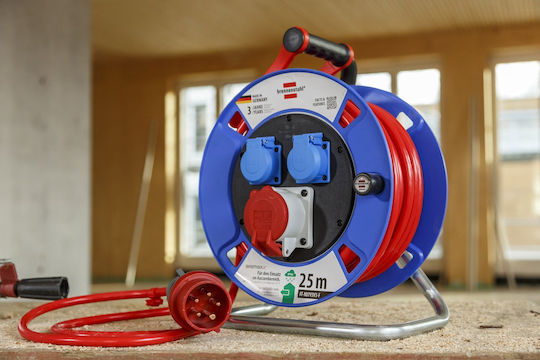 Brennenstuhl Extension Reel Cord 25m Blue