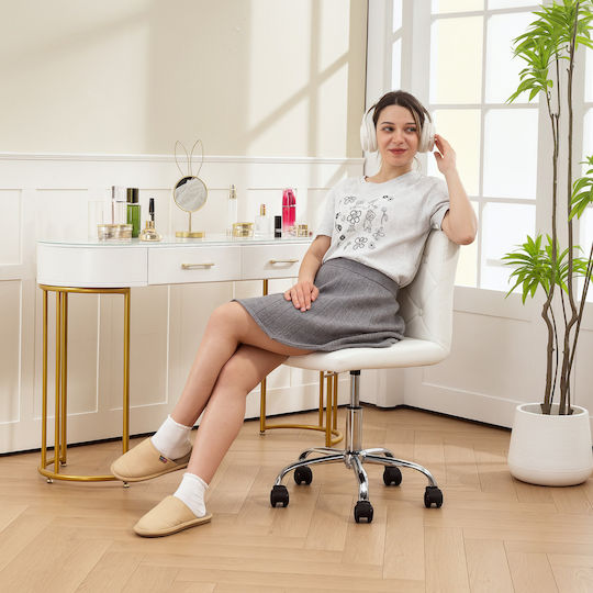 HomCom Bürostuhl Weiß