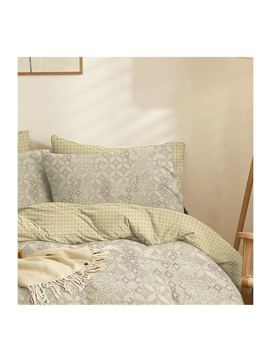 Cokitex Marta Σετ Σεντόνια King Size 260x280εκ. Beige (4τμχ)