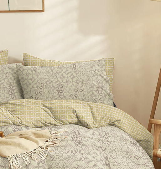 Cokitex Marta Σετ King Size 4τμχ 260x280εκ. Beige