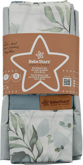 Bebe Stars Σετ Stars Nature 80x110εκ.