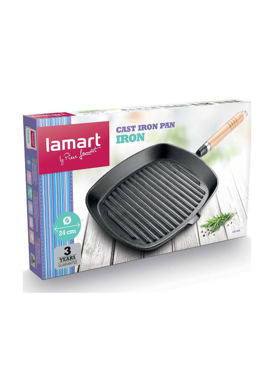Lamart Grill aus Gusseisen 24cm