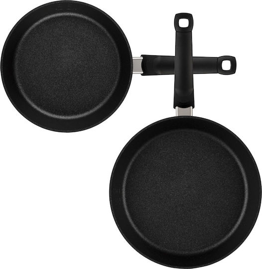 Fissler Adamant Comfort Σετ Τηγάνια από Αλουμίνιο με Αντικολλητική Επίστρωση 2τμχ