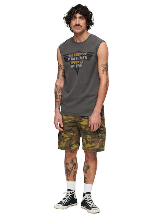 Rock Graphic Band T-shirt Gray