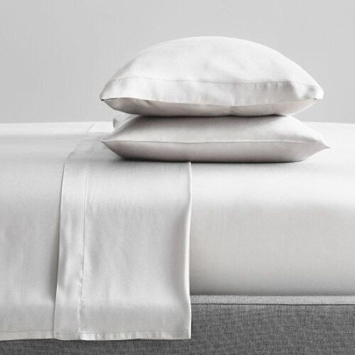 Kotonia Home Cearceaf Hotel 100% Bumbac Percale Alb 150x240 Cm