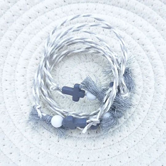 Kymi Taufe Anhänger Armbänder Graue 50 Stück