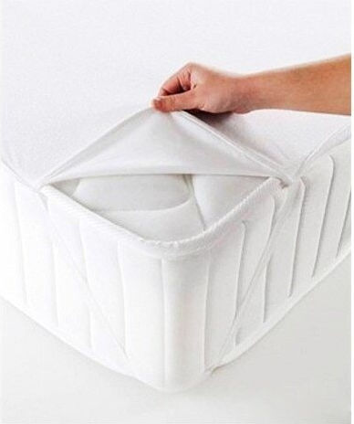 Kotonia Home Schutzauflage Doppel Wasserdicht Weiß 140x200cm