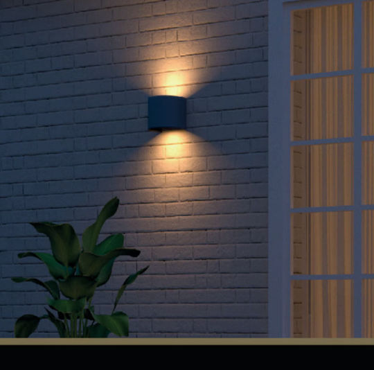 Calex Επιτοίχιο Εξωτερικό Φωτιστικό LED 7W 3000K