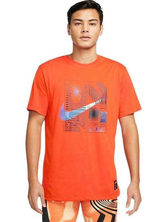 Nike Dri-FIT Yoga A.I.R. Dri-Fit T-shirt Orange