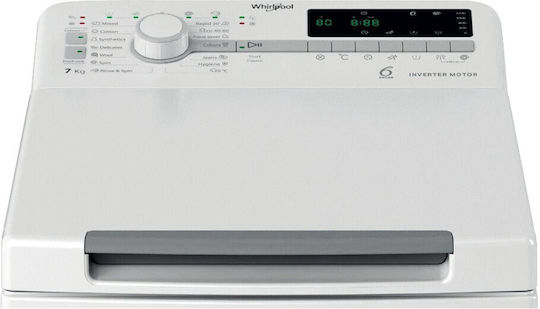 Whirlpool Πλυντήριο Ρούχων 7kg 1200 Στροφών 6th Sense TDLR7250SS