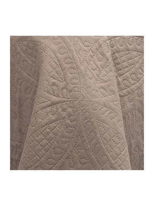 Lino Home Ligero Coverlet Queen Size Microfiber Mocca 220x240cm