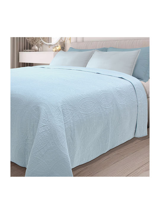 Lino Home Ligero Tagesdecke Übergröße Mikrofaser Ciel 220x240cm