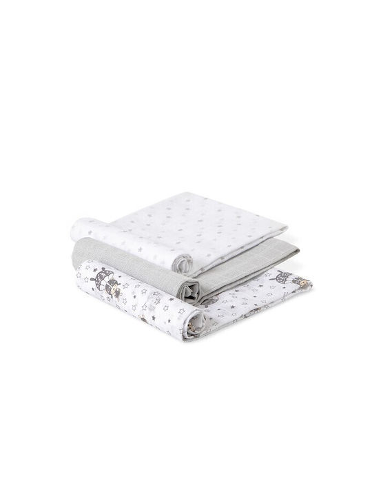 Interbaby Πάνα Αγκαλιάς 80x80cm 3τμχ Interbaby Πάνα Αγκαλιάς 80x80cm 3τμχ
