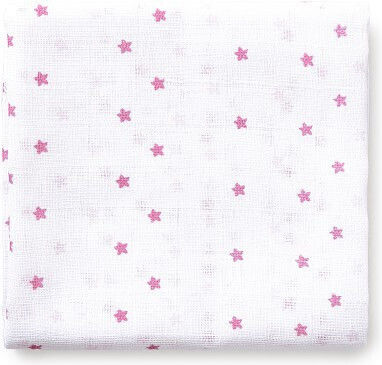 Interbaby Musselin-Kuscheldecken Rosa 80x80cm. 3Stück