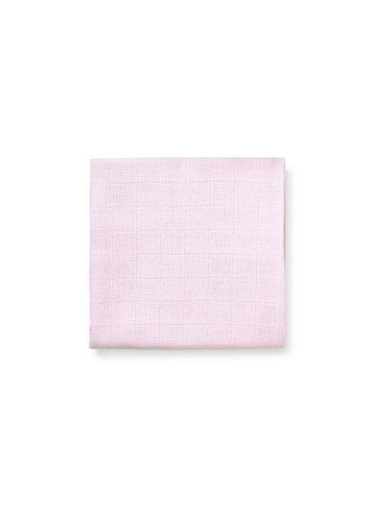 Interbaby Πάνες Αγκαλιάς από Μουσελίνα Ροζ 80x80εκ. 3τμχ